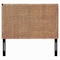 Bali & Pari Alise Bohemian Seagrass and Dark Brown Mahogany Wood Queen Size Headboard 251-13907-ZORO - alternate 7