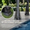 Sunjoy HANCOCK 10X12ft Heavy-Duty Hardtop Gazebo A102035102 - alternate 7