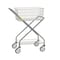 R&B Wire Products Utility Cart, Steel, 25 lb Load Capacity, 2 Shelves, 23.5" L, 17" W, 36" H 501 - alternate 1