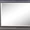 Homeroots 39" Gunmetal Lighted Wood Framed Mounted Dresser Mirror 485903 - alternate 4