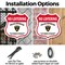 Signmission Bilingual No Loitering Shield Sign Polic, 18 inch X 18 inch, Plastic Sign, 2PK SHI-P-2PACK-18-365 - alternate 4
