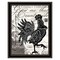 Homeroots Faith Family Farming Rooster Black Framed Wall Art 573948 - alternate 1