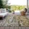Homeroots 3' X 5' Brown Taupe And Gold Abstract Washable Indoor Outdoor Area Rug 577932 - alternate 5