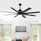 Jonathan Y Octo 66" 1-Light Contemporary Industrial Iron/Plastic Mobile-App/Remote-Controlled 6-Speed Ceiling F JYL9713A - alternate 13
