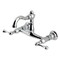 Kingston Brass Two-Handle Wall Mount Bridge Kitchen Faucet, Polished Chrome KS3251BL - alternate 1
