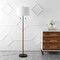 Jonathan Y Maude 61" Rustic Farmhouse Iron Candlestick Pull Chains LED Floor Lamp, Brown Wood Finish/Black JYL1141A - alternate 5