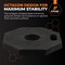 Xpose Safety 13 lb Octagon Rubber Base for Delineator Post, 3PK BASE-O-13-3-X - alternate 7