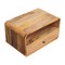 Homeroots 12" Beige Solid Wood Square One Drawer Nightstand 651837 - alternate 5