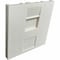 Tripp Lite UK-STYLE UNLOADED 1-PORT 50X50 MM, WHITE N042U-WM1-S - alternate 3