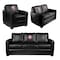 Dreamseat Silver Sofa with Professional Bull Riders Vintage Logo XZ7759001SOCDBK-PSPBR0002 - alternate 5