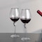 Dinewares Set of 2 Silver-Rimmed Red Wine Glasses with Diamond Rhinestone Accent - 18 oz, 10 Inches Tall - QI004758.SI.2 - alternate 7