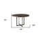 Homeroots 48" Brown And Gray Sled Base Dining Table 397605 - alternate 5