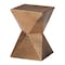 Baxton Studio Pacey Textured Metal Accent Table 259-14287-ZORO - alternate 1