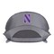 Picnic Time Family Of Brands NCAA Northwestern Wildcats Manta Portable Beach Tent - Pop Up Tent 113-00-105-434-0 - alternate 1