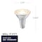 Bulbrite 75-Watt Equivalent Dimmable Flood PAR30LN Medium E26 LED Light Bulb, 2700K, 6PK 861780 - alternate 3