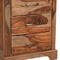 Homeroots 27" Brown Solid Wood Live Edge Three Drawer Nightstand 565301 - alternate 5