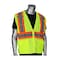 Pip ANSI Type R Class 2 Two-Tone Six Pocket Mesh Vest 302-MVZT-LY/M - alternate 1