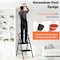 Wrightmaster 2-Step Steel Step Stool, 6 ft. Reach 900 lbs. Capacity with Non-Marring Feet and Safety Lock Zoro1172EH-BLACK - alternate 3