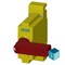 Siemens Accessory for 3KF size 1 Direct operating mechanism red/yellow Can be 3KF9101-2AA00 - alternate 2