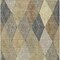 Homeroots 9' X 12' Brown Gold And Taupe Argyle Washable Indoor Outdoor Area Rug 613709 - alternate 5