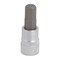 Vulcan Fractional Hex Bit Socket, Chrome, 3/8 in, 3/8 in Drive, 1-7/8 in OAL 3506008922 - alternate 2
