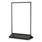 Deflecto Tabletop Sign and Menu Holder, 5 x 7 Insert, Clear with Black Frame 4429 - alternate 1
