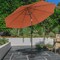 Pure Garden 10-Foot Patio Umbrella with Auto-Tilt and Base, Terracotta 50-LG1053B - alternate 6