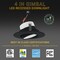 Nuwatt 4 Inch Black Adjustable Can Lights Gimbal Recessed Lighting, Damp Rated, 2700K-5000K, 750LM, 24PK NW-GMB-C4-10W-5CCT-BLK-24P - alternate 6