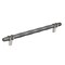 Amerock London 8 in 203 mm Center-to-Center Black Chrome/Satin Nickel Cabinet Pull BP36663BCRG10 - alternate 1
