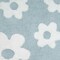 Homeroots 32" Blue And White Cotton Floral Bath Rug 635405 - alternate 6