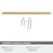 Amerock Versa 8-13/16 in 224 mm Center-to-Center Champagne Bronze Cabinet Pull BP36915CZ - alternate 6