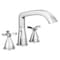 Delta Stryke Three Hole Roman Tub Trim, 11in, Lumicoat Chrome T27766-PR - alternate 2