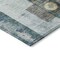 Homeroots 8' X 10' Teal Blue Gray And Gold Geometric Washable Indoor Outdoor Area Rug 604485 - alternate 4