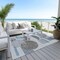 Homeroots 9' X 12' Blue And Gray Geometric Washable Indoor Outdoor Area Rug 618014 - alternate 7
