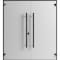 Vdomdoors Aluminum Double Doors Dekton 0118 Natural Noir Entry Door Painted (W72xH96) Left hand Inswing DEKTON0118DEXD-NOIR-W72xH96-LH-I - alternate 3
