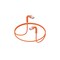 Monoprice Cat6 Ethernet Patch Cable - Bendable UTP 28AWG 3ft Orange 49050 - alternate 3