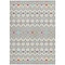 Homeroots 5' X 8' Linen Pink And Orange Geometric Washable Indoor Outdoor Area Rug 612191 - alternate 3
