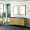 James Martin Vanities Laurent 72'' D Vanity, Light Natural Oak w/ Parisien Bleu Top w/FreePower Wireless Charger 545-V72-LNO-FPBL - alternate 8