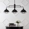 Jonathan Y Levi 40.5" 3-Light Industrial Farmhouse Iron Linear LED Pendant, Oil Rubbed Bronze JYL1119A - alternate 5