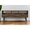 Homeroots 54in Dark Brown Wood Enclosed and Open Storage TV Stand 478448 - alternate 2