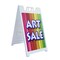Signmission Art Sale, A-Frame & 2 Decals Installed, Heavy-Duty Plastic Frame SBHD-D-2436-Art Sale - alternate 1