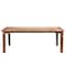 Homeroots 84" Brown Solid Wood Dining Table 521842 - alternate 4