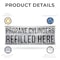 Signmission Propane Cylinders Refilled Here, 48 Inch x 120 Inch, Vinyl Banner B-120-30817 - alternate 4