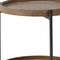 Homeroots 19" Brown Solid Wood Round End Table 393186 - alternate 5