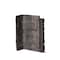Durakwik Stone Siding Corner, 13 in L, 10 in W, 4 in Thick, Interlocking Edge, Ledgestone Profile, Volcano Ash, 4PK 308VAC - alternate 2