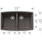 Blanco Performa Equal Double Bowl, Volcano Gray 443123 - alternate 3