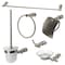 Alfi Brand Brushed Nickel 6 Piece Matching Bathroom Accessory Set AB9508-BN - alternate 1