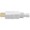 Tripp Lite HIGH-SPEED HDMI 4K CABLE WITH DIGITAL VIDEO AND AUDIO, ULTRA HD 4K X 2K 30 HZ M P568-025-WH - alternate 3
