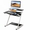 Homeroots White Modern Wooden Writing Desk 473244 - alternate 1