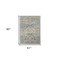 Homeroots 5' X 7' Blue and Orange Floral Medallion Stain Resistant Indoor Outdoor Area Rug 531513 - alternate 3